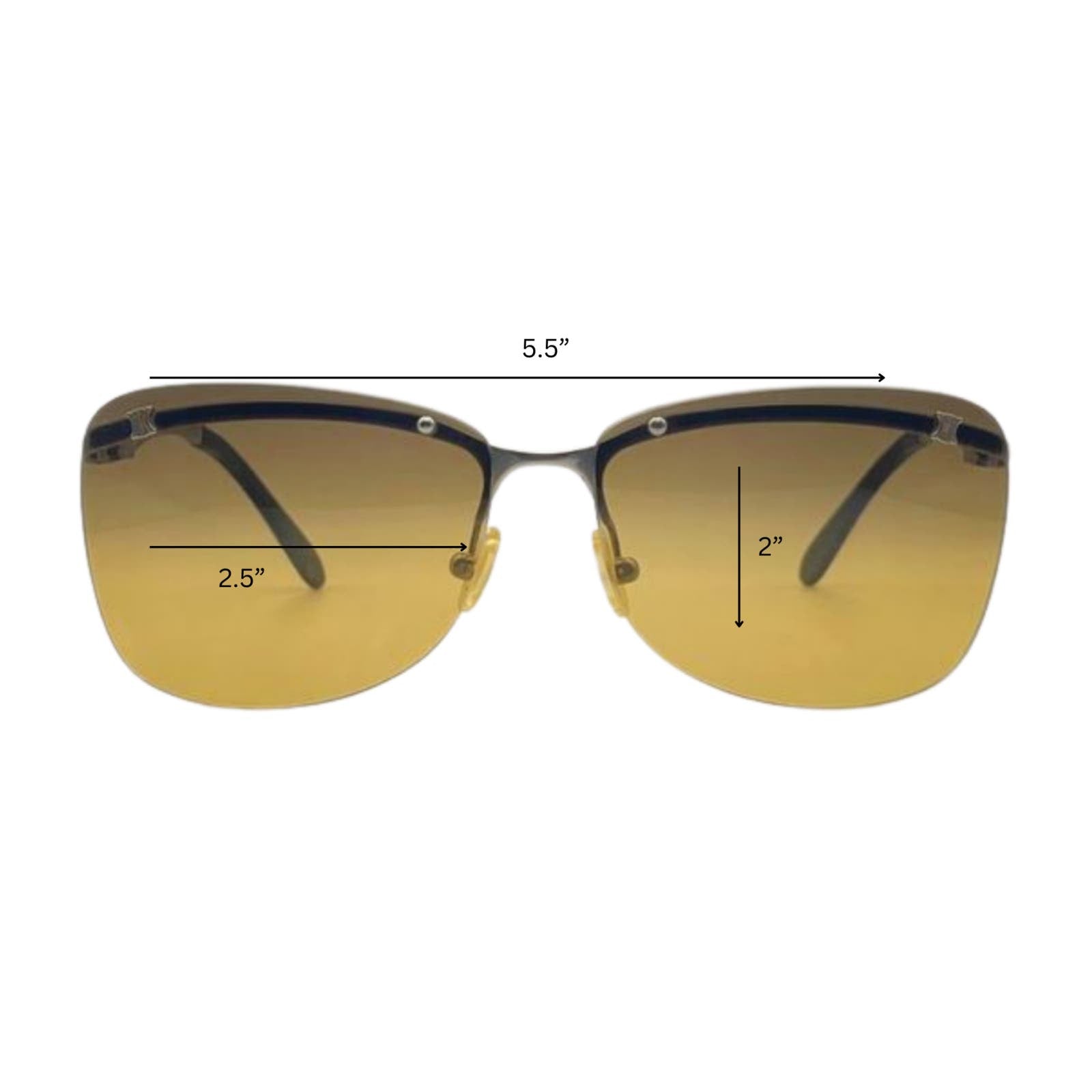 Celine Silver Oversized Sunglasses - Le Look