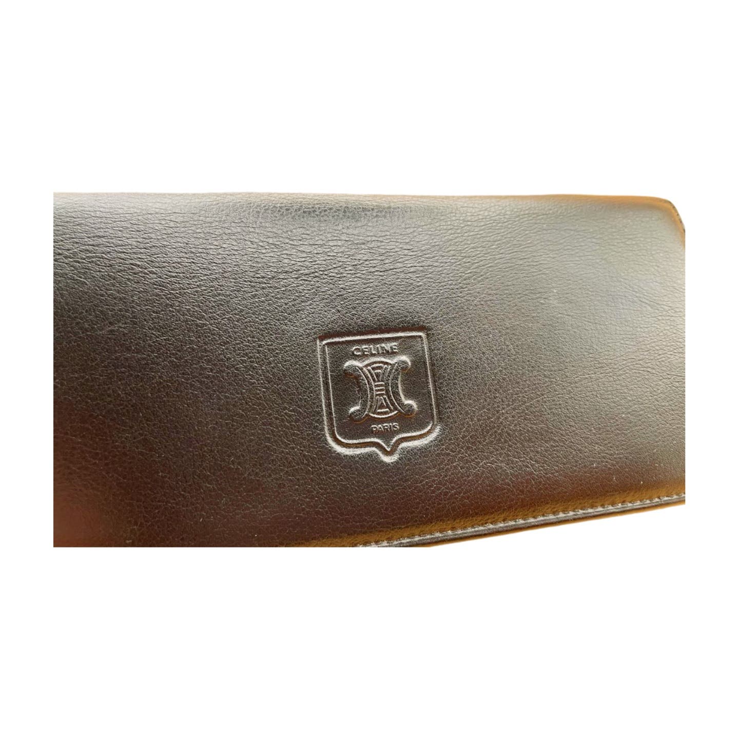 Celine Triomphe Embossed Leather Wallet - Le Look