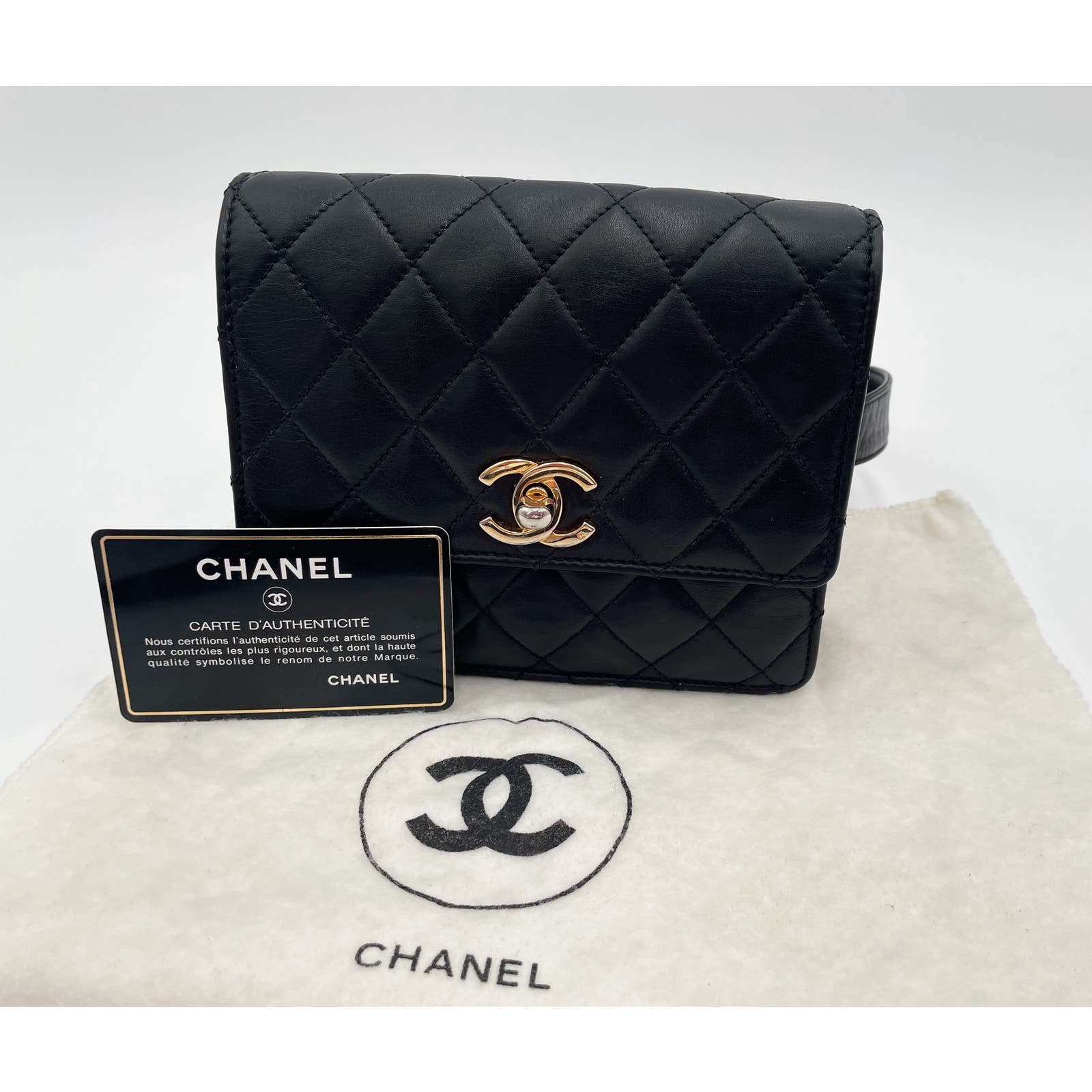 Chanel Coco Mark Turnlock Belt Bag - Le Look