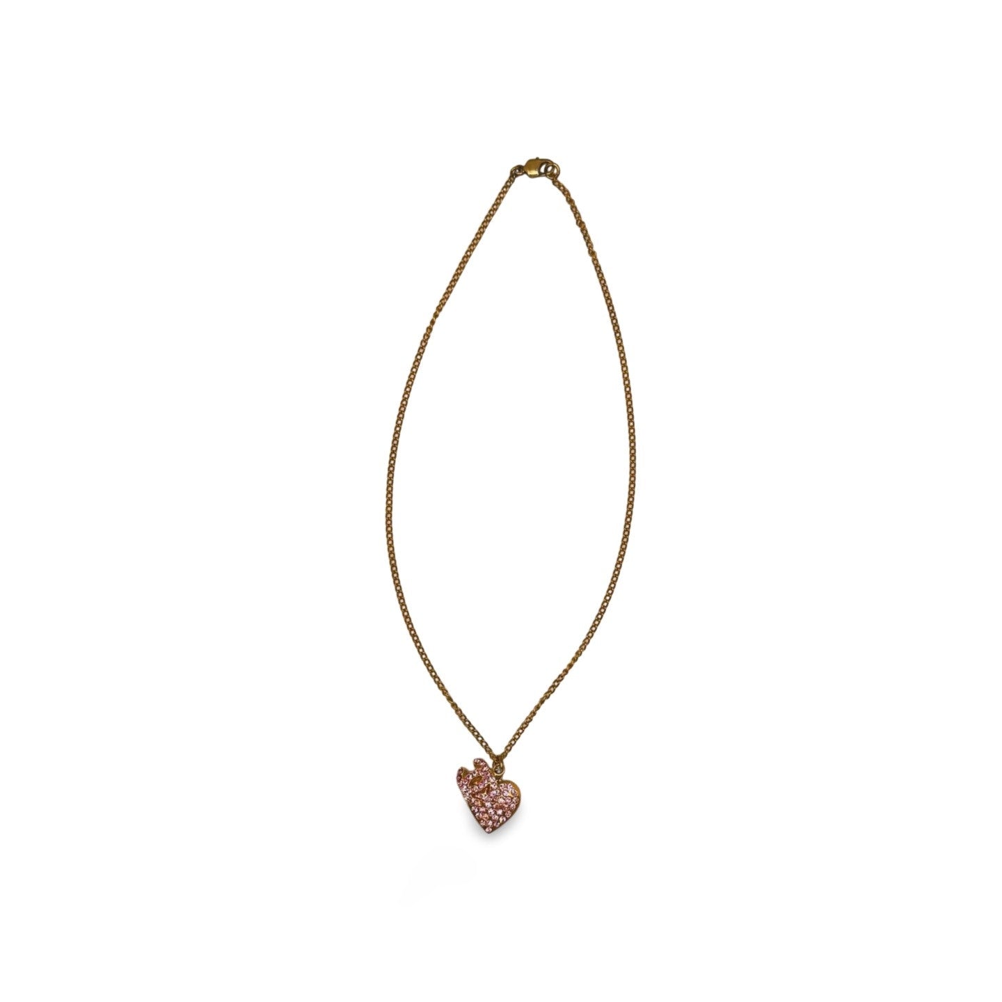 Chanel Pink Heart Necklace - Le Look