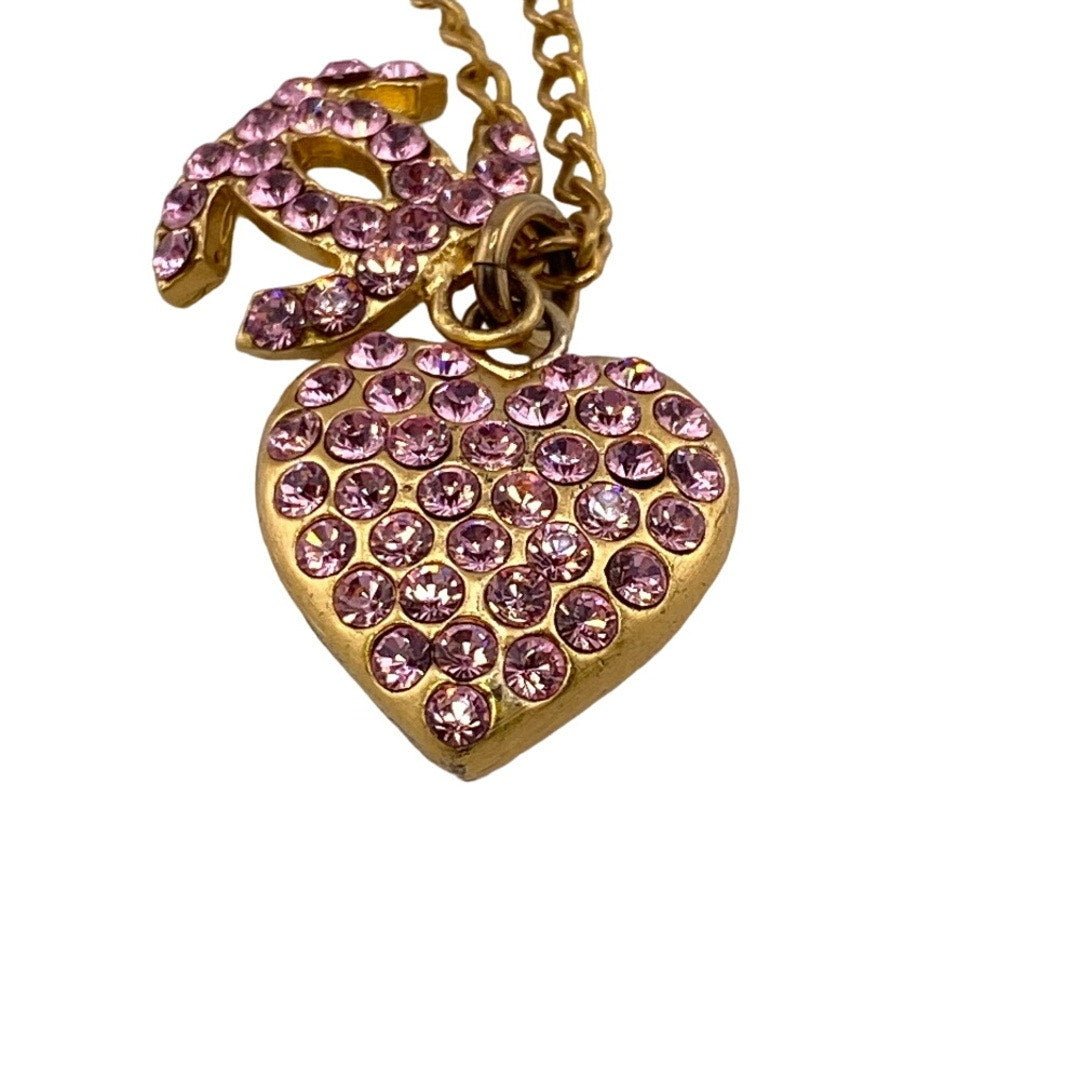 Chanel Pink Heart Necklace - Le Look