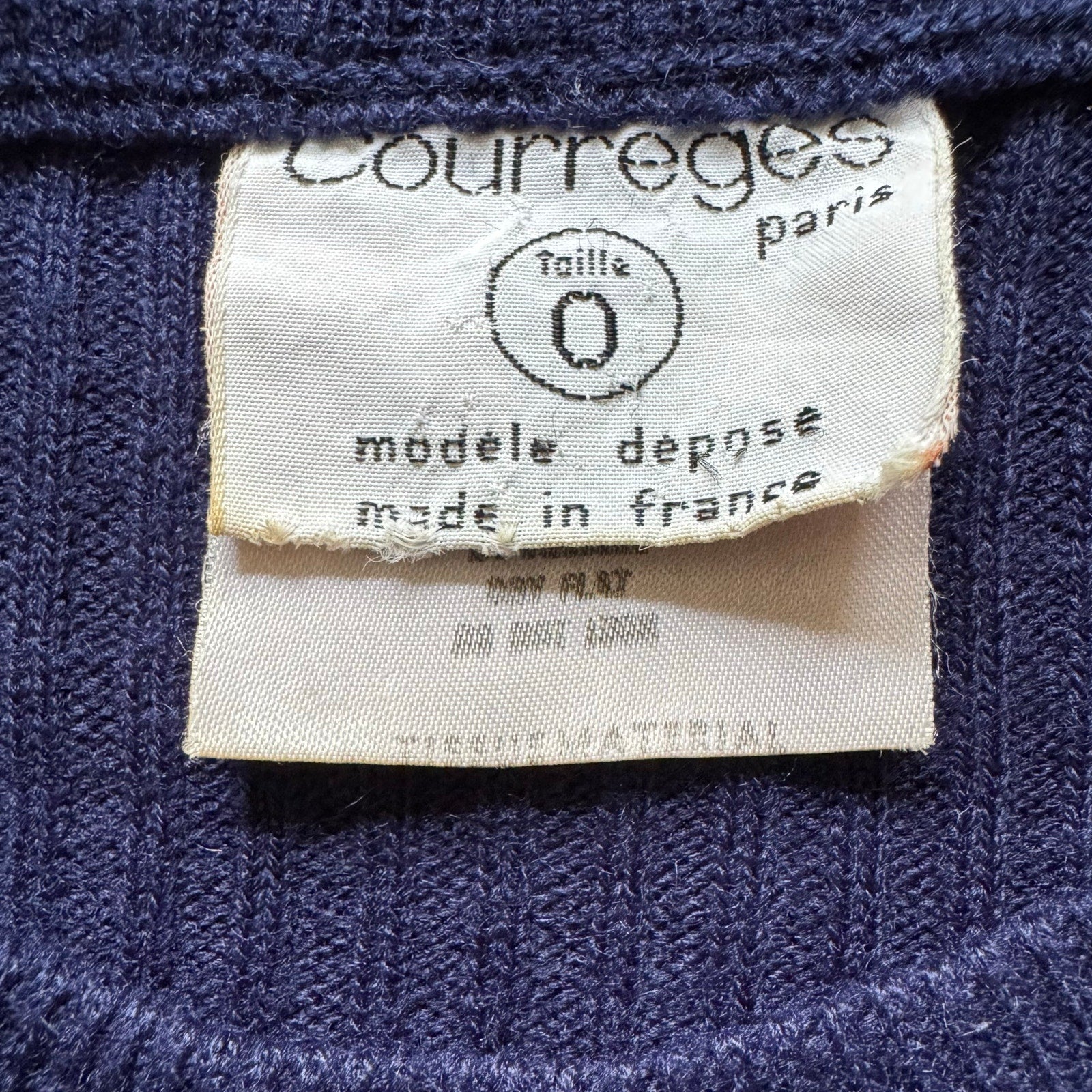 Courrèges Logo Rib Knit Top - Le Look