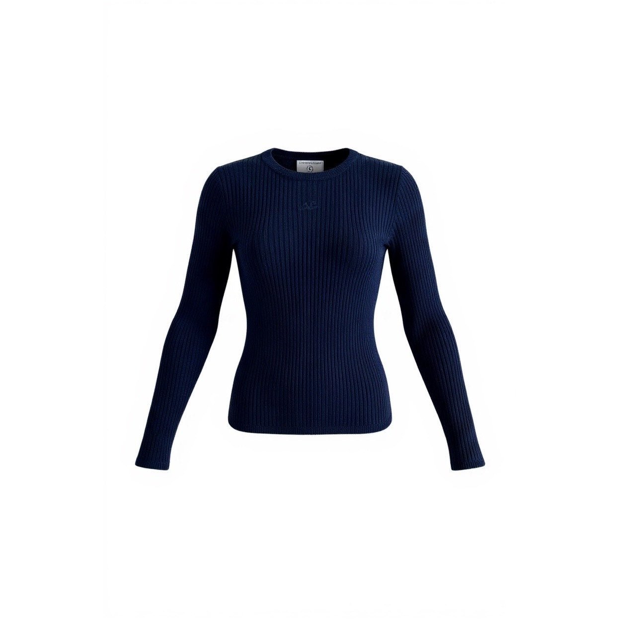 Courrèges Logo Rib Knit Top