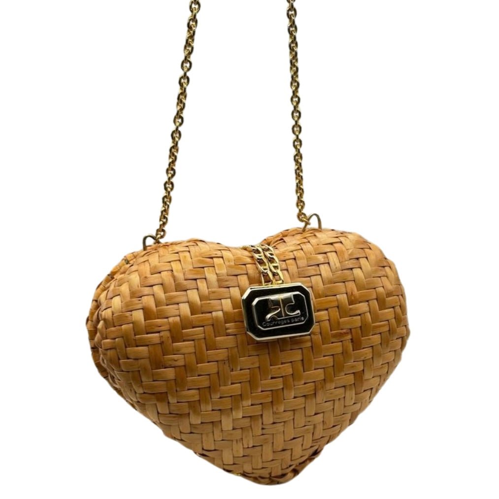 Courrèges Wicker Heart Bag - Le Look