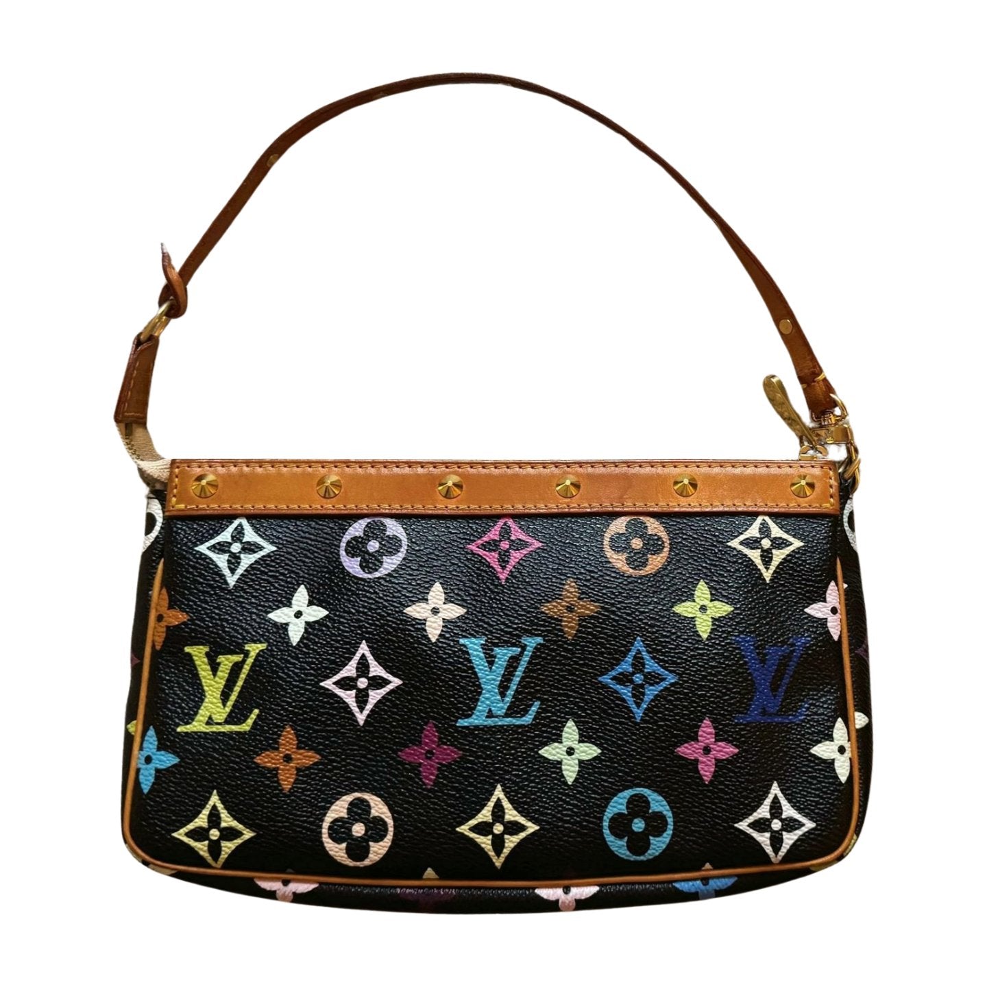 Louis Vuitton Black Multicolor Pochette - Le Look
