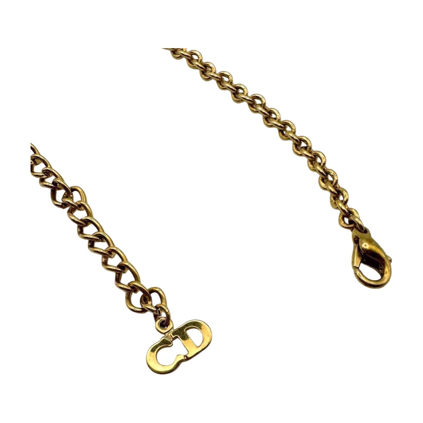 Vintage Christian Dior Logo Necklace - Le Look