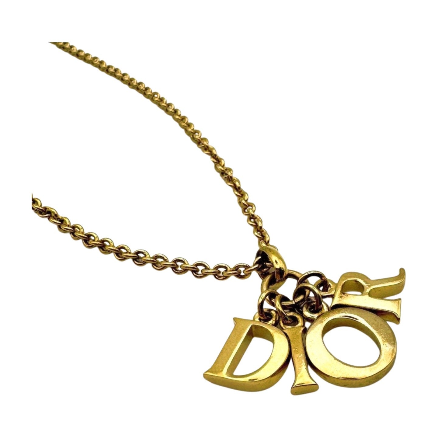 Vintage Christian Dior Logo Necklace - Le Look