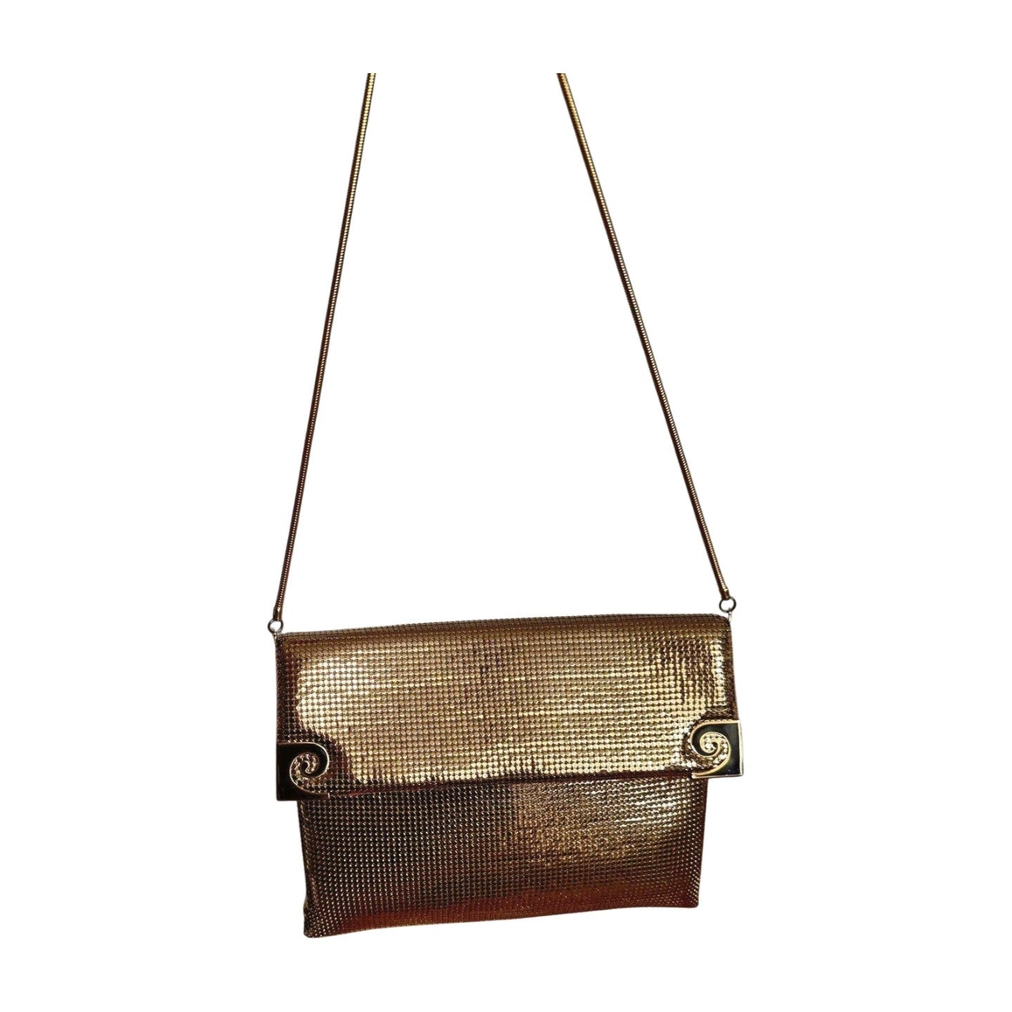 Vintage Pierre Cardin Gold Metal Mesh Bag - Le Look