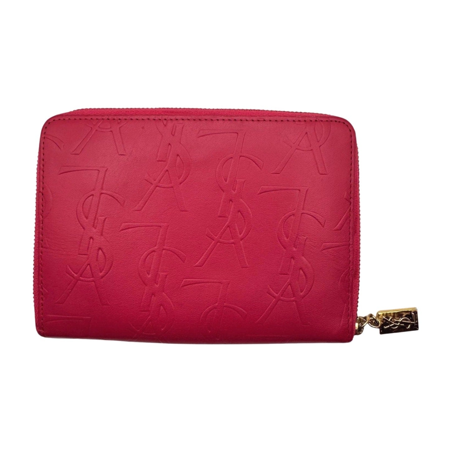 Ysl fuchsia wallet deals