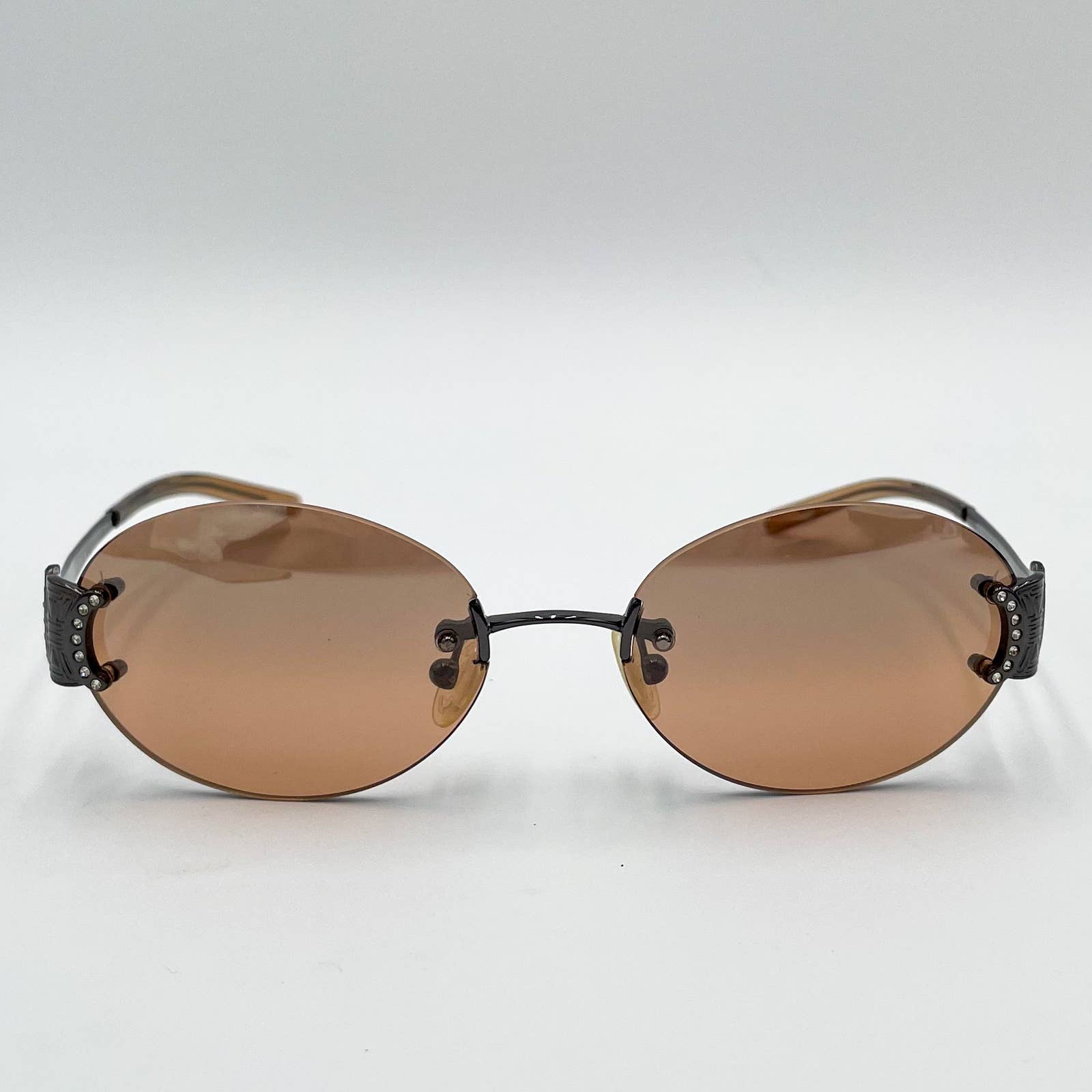 Celine Triomphe Oval Metal Sunglasses - Le Look