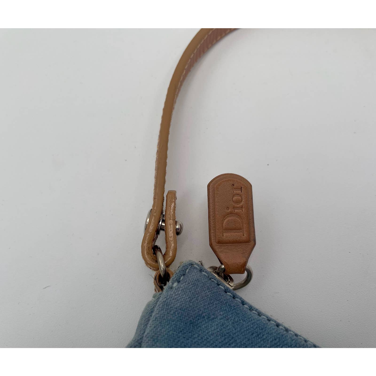 Dior Vintage Denim Saddle Bag - Le Look